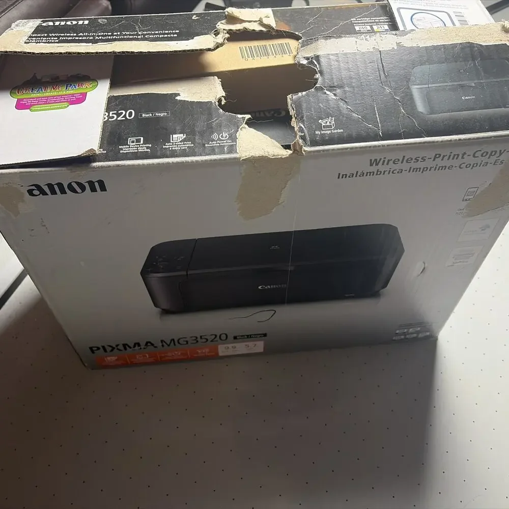 Canon 8331B002 PIXMA MG3520 Wireless All In One Inkjet Printer - Black
